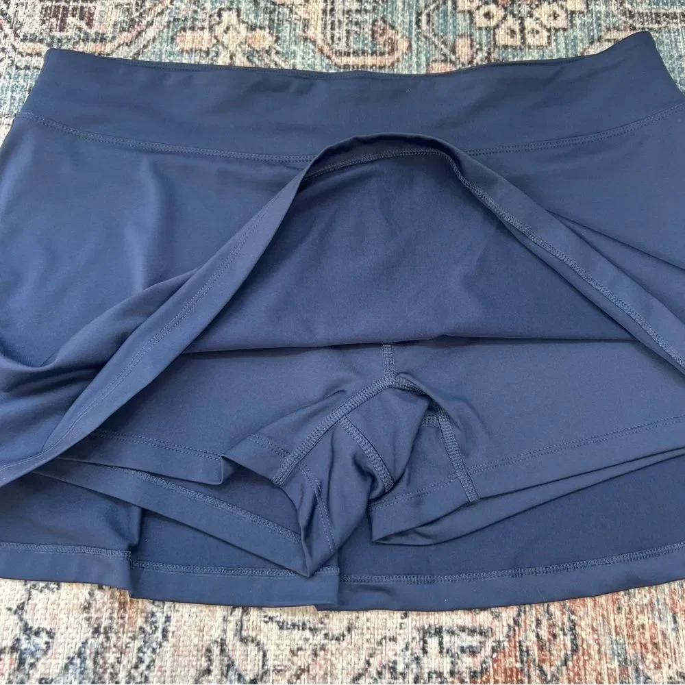 Nike Navy Blue Dri-Fit Skort Size XL Tennis Pickleball Golf Athletic Skirt Short
